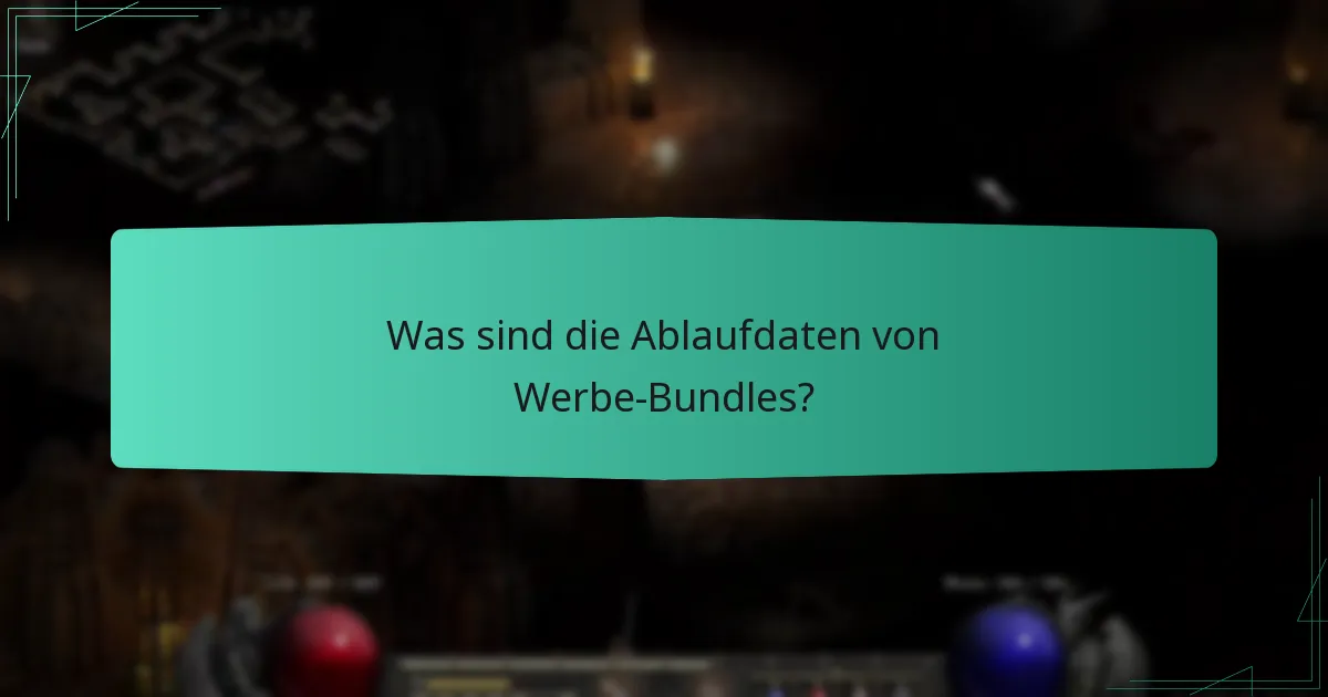 Was sind die Nutzungsbedingungen für Werbe-Bundles?