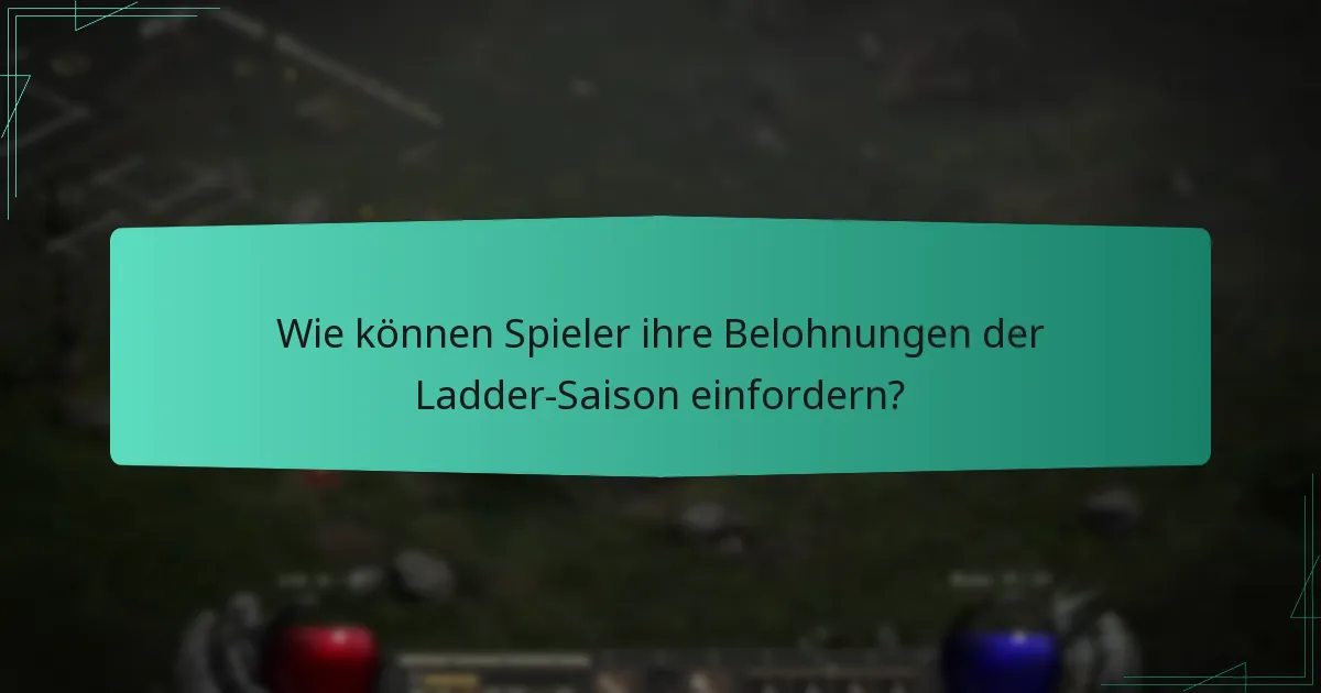 Was sind häufige Missverständnisse über die Belohnungen der Ladder-Saison?