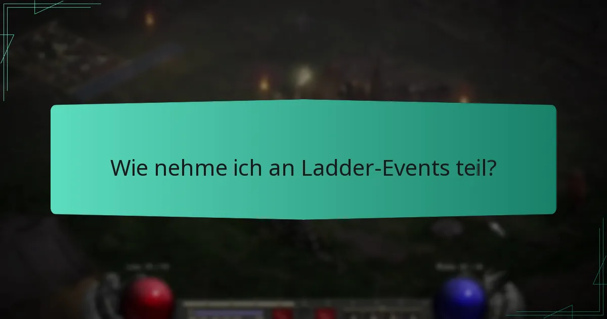 Wie werden die Ranglisten in Ladder-Events bestimmt?